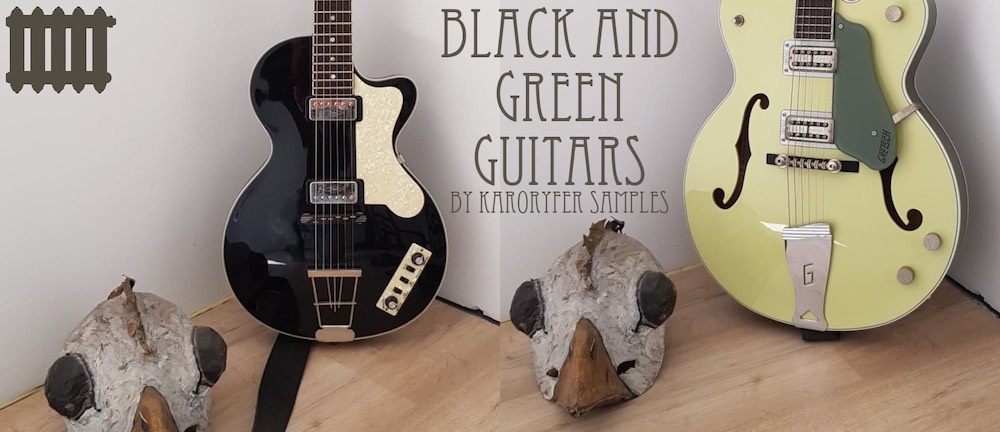 Black and Green Guitars